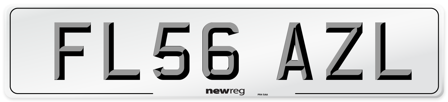 FL56 AZL Number Plate from New Reg